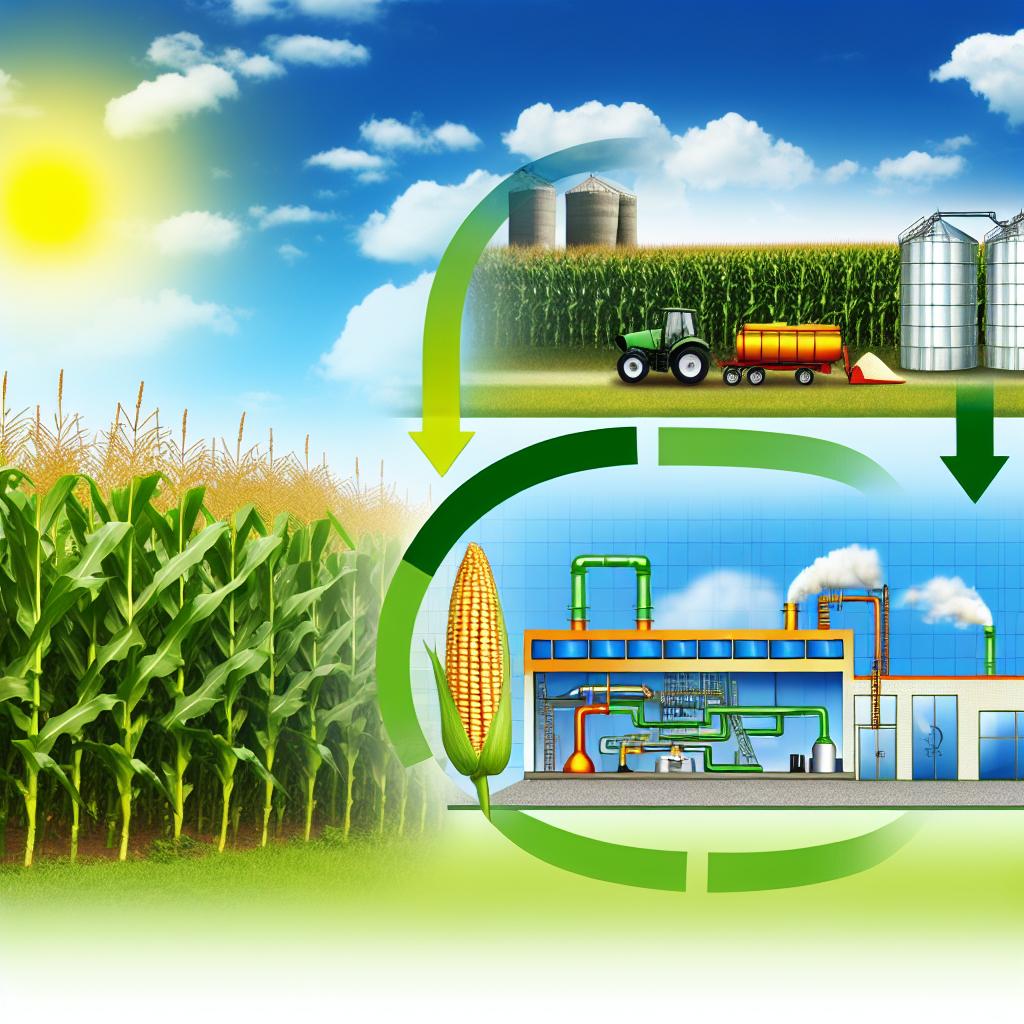 How biofuels are produced from corn.